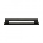 M Marcus Heritage Brass Metro Design Cabinet Pull with Plate 128mm Centre to Centre